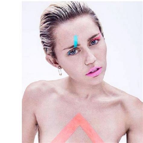 Miley Cyrus Goes Full Frontal Wears Nothing But Mud And Paint In