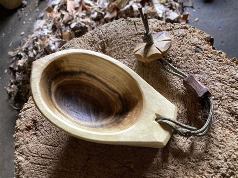 Some Foraged Black Walnut Gives Up This Nice Unique Cup Or Scoop