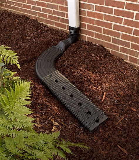 Amerimax 4601 StealthFlow Low Profile Downspout Kit plus Extension and