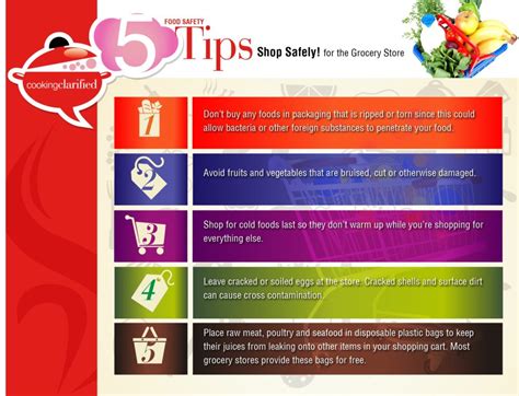 Shop Safely! Five Food Safety Tips for the Grocery Store – Cooking