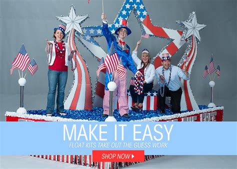 No planning required and super quick! 56 best images about Patriotic float ideas on Pinterest