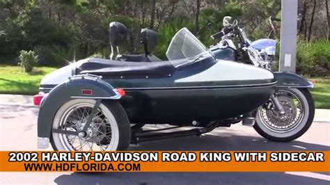 Harley davidson side car motorcycle detail | northwest auto salon. Used 2002 Harley Davidson Road King with Sidecar ...