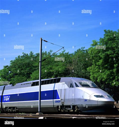 Tgv High Speed Train France Stock Photo Alamy