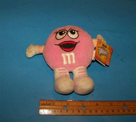 Mandms Minis Swarmees Plush Perky Pink Collectible Mandms 1998 Ebay