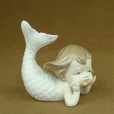 Buy Porcelain Little Mermaid Sculpture Handmade