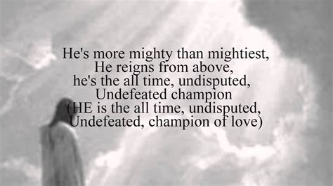 Lyrics © kobalt music publishing ltd. Champion of Love lyrics - YouTube