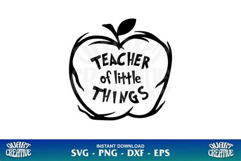 Teacher Of Little Things Svg Gravectory
