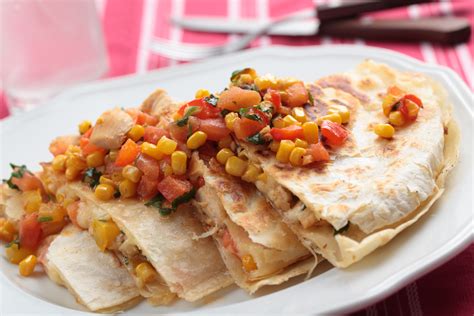 It's so easy to make, you can even ask your kids to come and help you make this delicious snack. Easy & Quick Chicken Quesadillas - BigOven