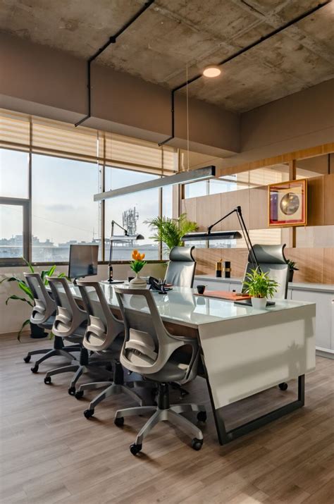 Minimally Rustic Office Space With An Artistic Side Of Science And Nature
