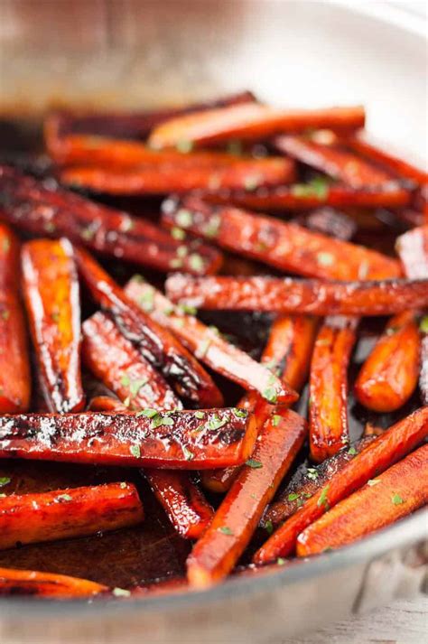 Glazed Stovetop Carrots Recipetin Eats