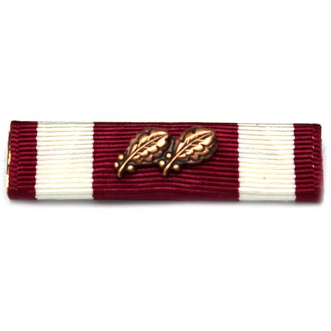 Meritorious Service Medal Ribbon With Awards