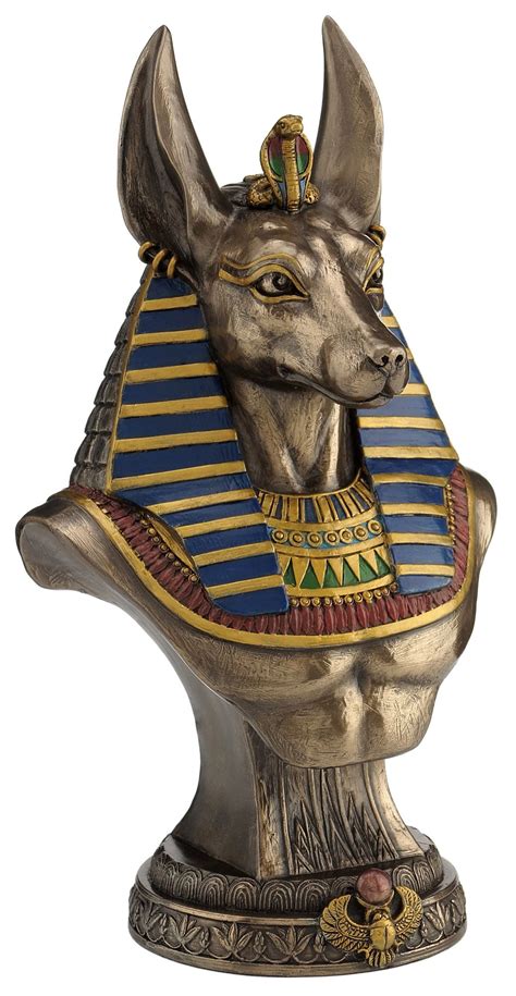 Anubis Bust On Plinth Ancient Egyptian Artifacts Ancient Egypt History