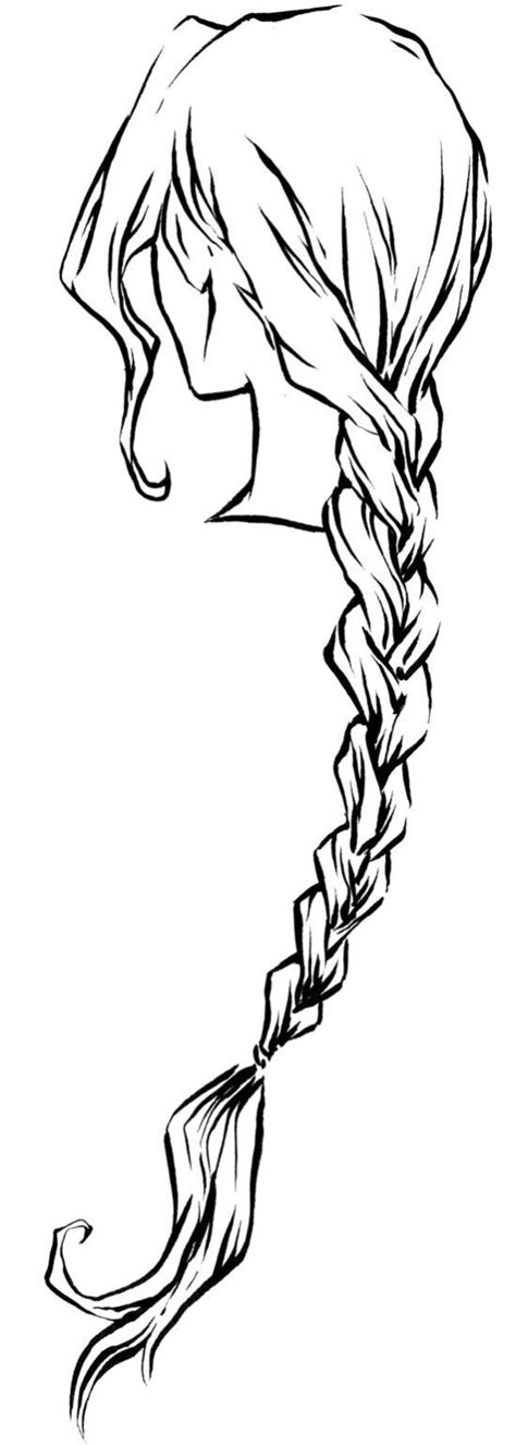 Braid Drawing Reference And Sketches For Artists