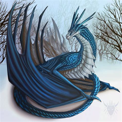 Blue Fairy Dragon Dragon 2 Fantasy Dragon Blue Dragon Snow Dragon