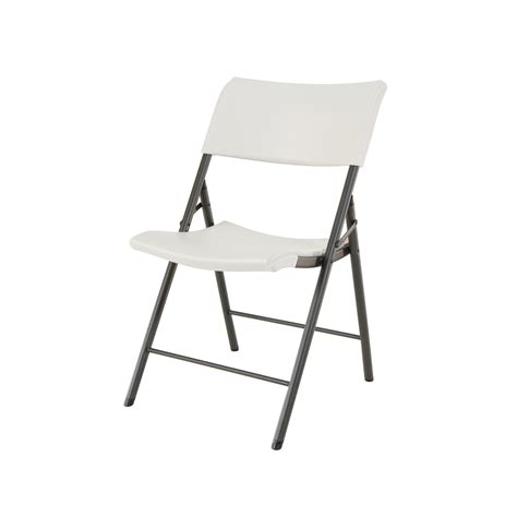 Lifetime Light Commercial Contemporary Plastic Folding Chair Almond 4