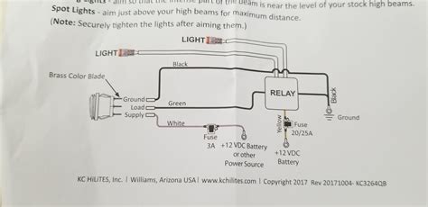 Mount relay close to the battery (terminals facing downward) relay wiring diagram. Kc Hilites Wiring Diagram - Wiring Diagram Schemas