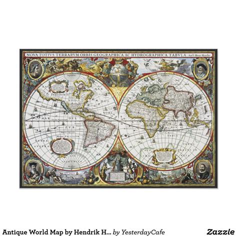 Old World Map Antique 1630 Vintage Maps And Prints