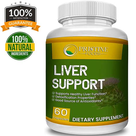 Pristine Foods Liver Supplement Liver Cleanse With Milk Thistle