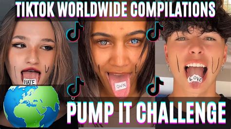 Pump It Tiktok Trend Challenge Paper Stick On Tongue Youtube