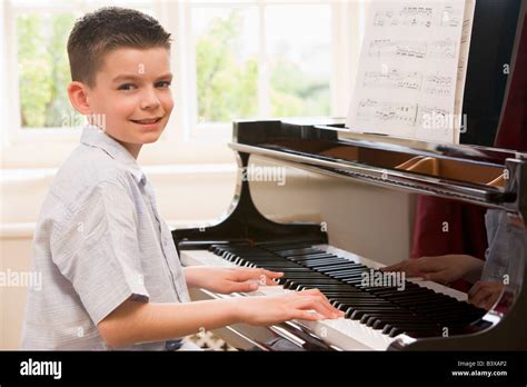 Pre Teen Boy Playing Piano Hi Res Stock Photography And Images Alamy