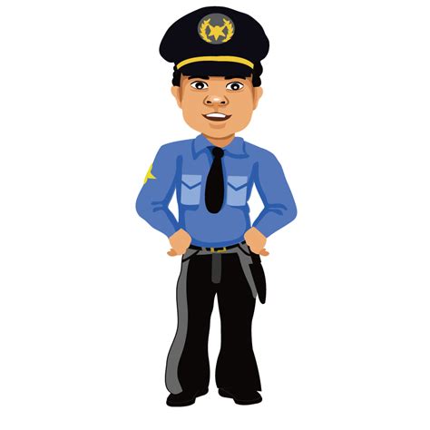 Cartoon Police officer - Vector People's Police png download - 900*900