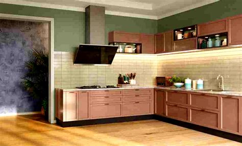 Modern Wooden L Shaped Modular Kitchen At Rs 1200sq Ft In Dhanbad Id