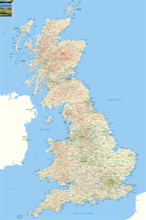 Britain Offline Map Including England Wales And Scotland