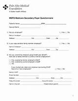 Msp Medicare Secondary Payer Questionnaire