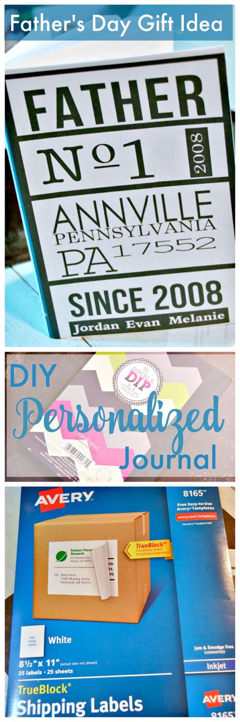 Fathers Day Personalized Journal Create And Babble