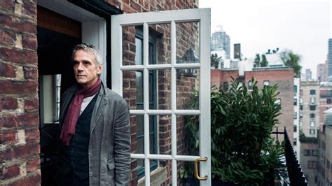 Home Is Anywhere Jeremy Irons Drapes His Scarf The New York Times