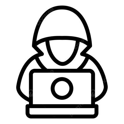 Ilustración De Diseño De Icono De Vector De Hacker Png Hacker