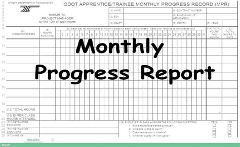 Monthly Progress Report Template 5 Templates Example Templates Riset