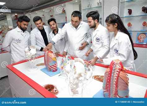 Students Of The Medical Institute Editorial Image Image Of Indoors