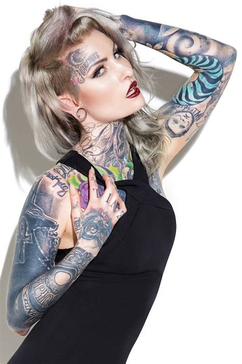 Lusy Logan Model Girl Tattoos Ink Model