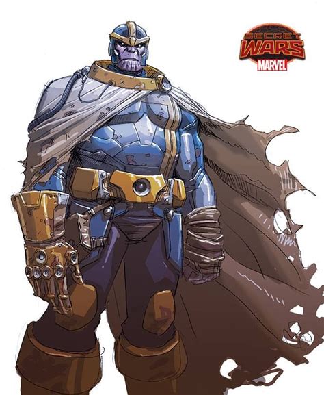 Thanos Concept Art Marvel Comics Free Download Borrow And