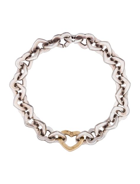 Tiffany And Co Interlocking Heart Bracelet Bracelets Tif27937 The
