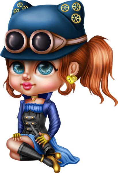 Tube Fille Steampunk Personnage Png Steampunk Girl