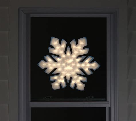 Northlight Lighted Snowflake Christmas Window Decoration Qvc Com