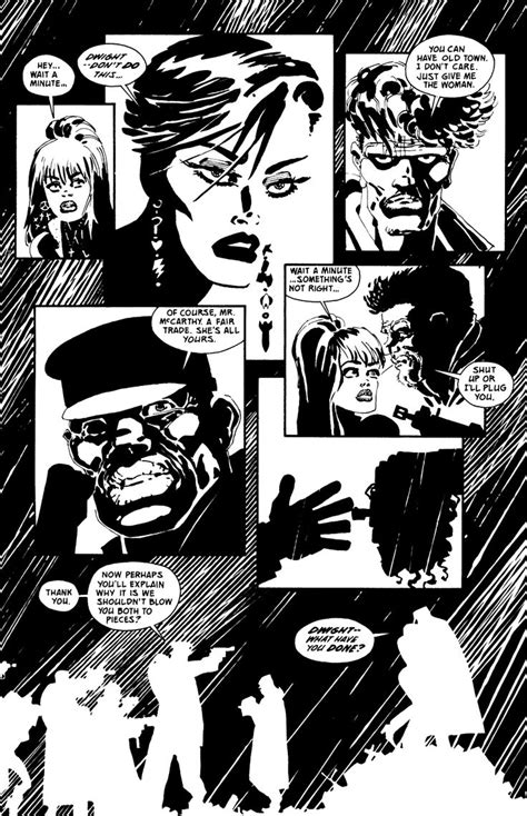 People living in big cities do not have much sympathy for others. the big fat kill; sin city | Frank Miller's Sin City ...