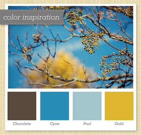 Blog Sarah Hearts Blue Color Schemes Gold Color Palettes Brown