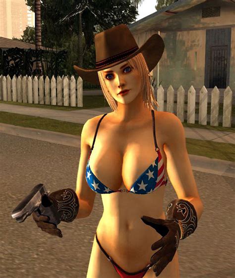 Gta San Andreas Kens Bikini Cowgirl Redone Mod