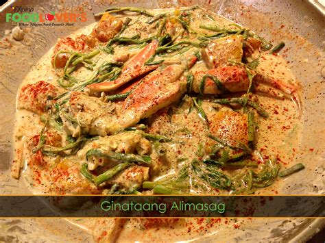 Ginataang Alimasag - Crabs in Coconut Milk