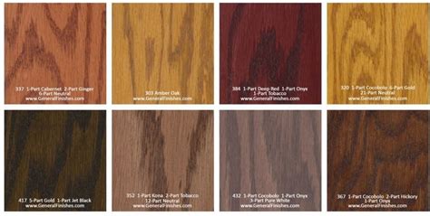 Hardwood Floor Stain Color Chart | Rhodes Hardwood Flooring