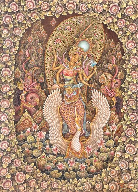 Pande Darmayana Lukisan Tradisional Bali Daerah Ubud Seni Spiritual Seni Jepang Seni India