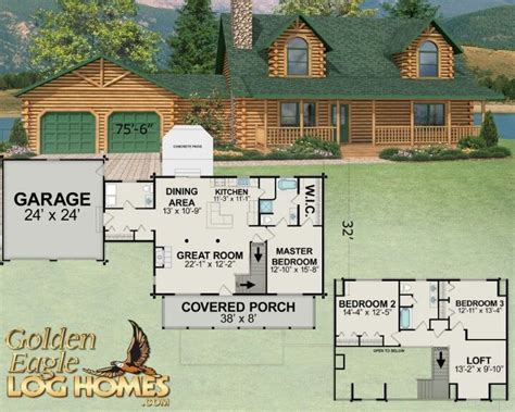 New 2013 Golden Eagle Log Homes Floor Plannew Version Of The