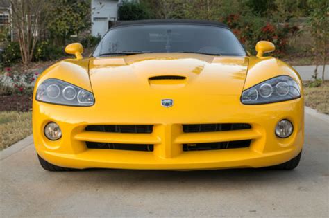 2004 Dodge Viper Srt 10 Convertible Race Yellow 1b3jz65z54v100934