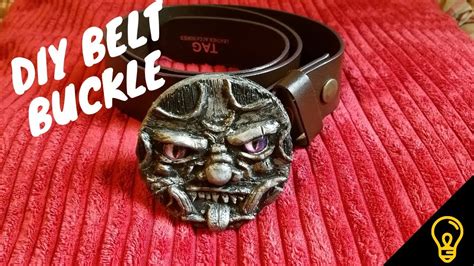 How To Make A Belt Buckle Diy Youtube
