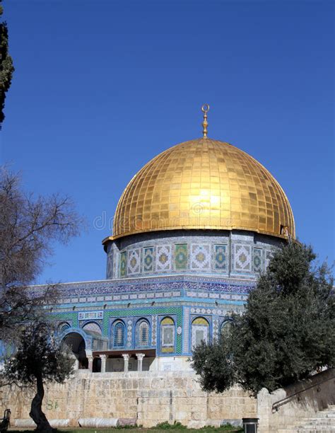 Dome Of The Rock Temple Mount Jerusalem Israel Asia Stock Photo