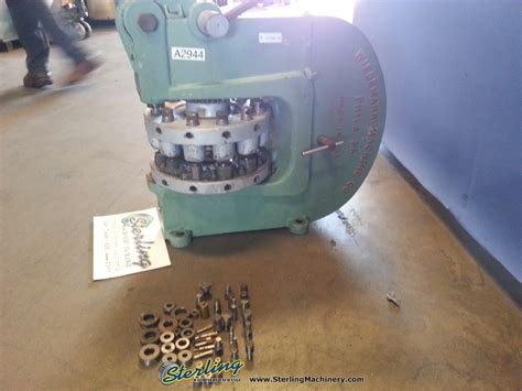 For Sale 38 34 Used Wiedemann Hand Turret Punch Mdl R2