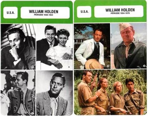 Fiche Cinema X2 William Holden De 1938 A 1978 Usa Biographie